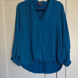 Vince Camuto Women's Blouse in Bold Blue